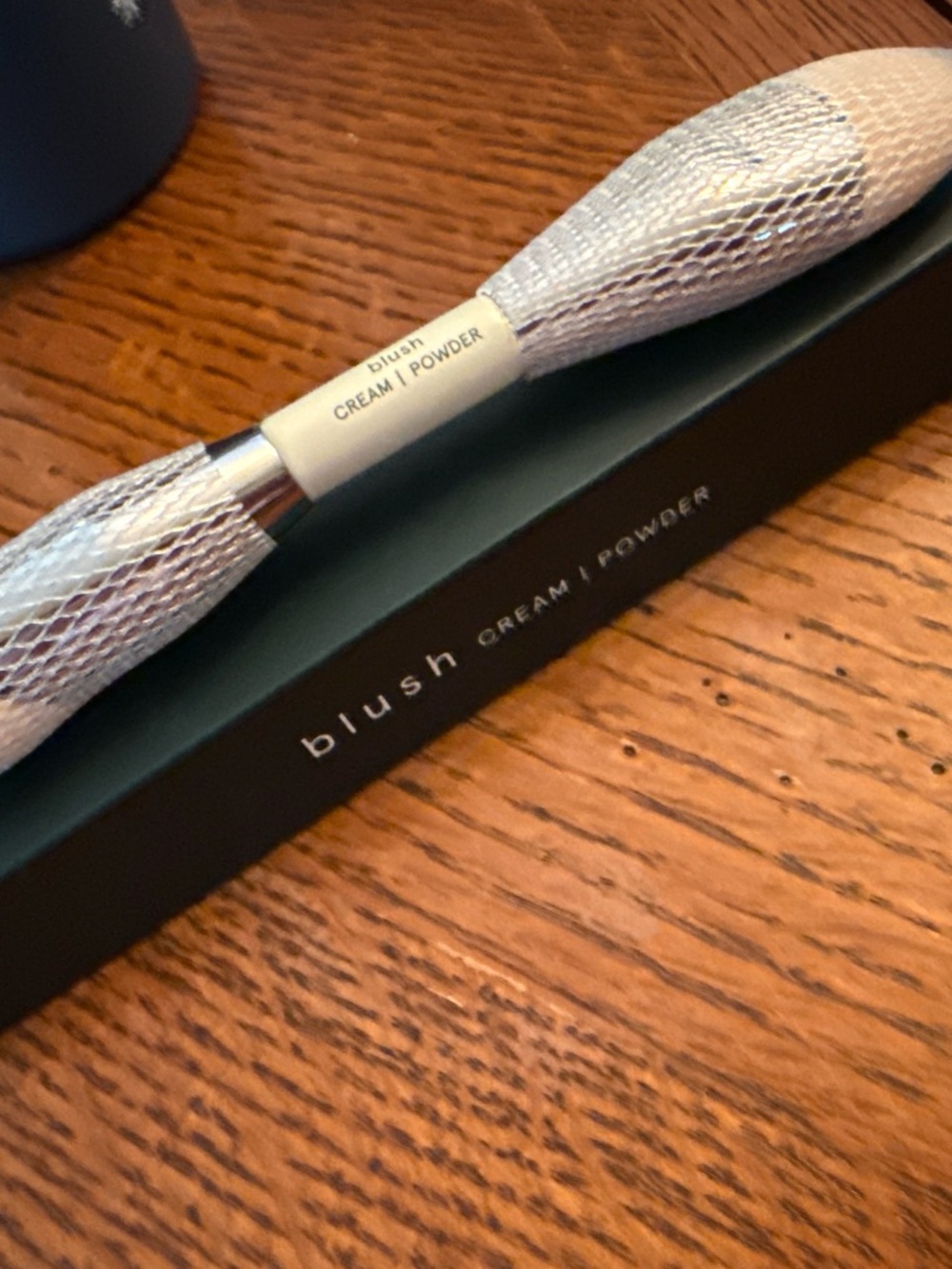 Blush Cream & Powder Duo Brush - Silver
